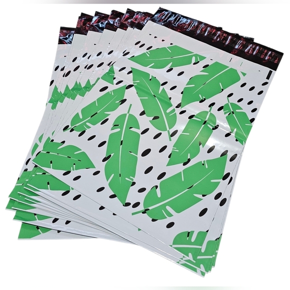 Other - Poly Mailers, Palm Leaf 10" x 13", 25 Count